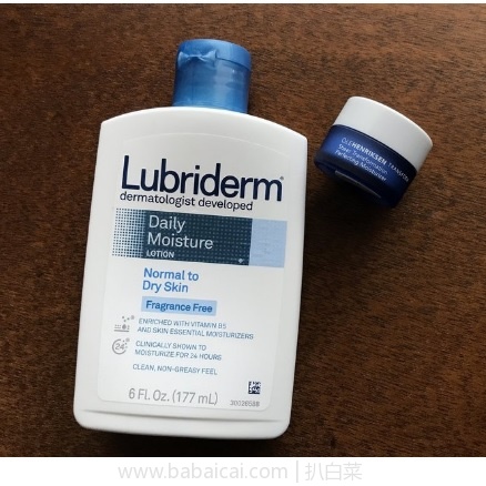 亚马逊海外购：Lubriderm 保湿身体乳 177ml*6瓶装 现￥116.49，凑单直邮免运费，含税到手￥24/瓶