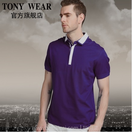 天猫商城：Tommy Hilfiger制造商，Tony Wear 汤尼威尔 男士全棉Polo衫 3色可选，现价￥229，领取￥180优惠券，实付新低￥49包邮