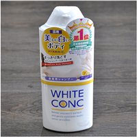 日本亚马逊：White conc 维C美白沐浴露 360ml 特价1080日元（约￥62.6，下单返10个积分）