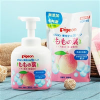 日本亚马逊：Pigeon 贝亲桃叶 婴儿 二合一洗发沐浴露 替换装400ml 额外9折484日元（约￥28）