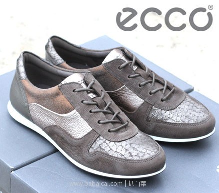 6PM：ECCO 爱步 触感 女士真皮休闲鞋   降至3.8折$56.5