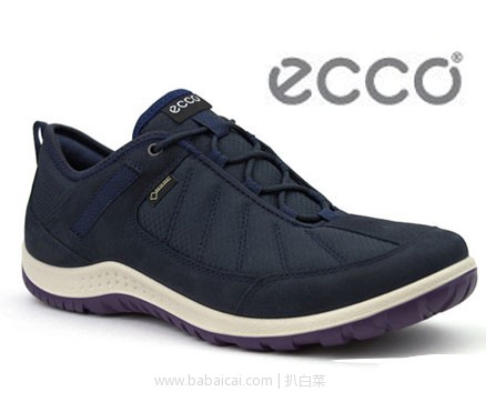 Amazon：ECCO 爱步 Aspina斯宾娜 女士牦牛皮防水徒步休闲鞋 原价$140，降至$43.8