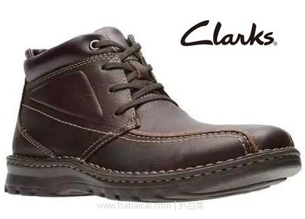 亚马逊海外购：Clarks 其乐 Vanek Rise 男士真皮系带短靴  降至￥240.01，免费直邮，含税到手新低￥266.89