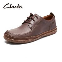 亚马逊海外购：Clarks 其乐 Trapell Apron 男士真皮休闲鞋  降至￥243.7，直邮免运费，含税到手仅￥271