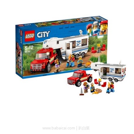 网易考拉海购：LEGO 乐高 60182 CITY 城市系列 亲子野营房车 特价￥219，凑单或拍2件双重优惠实付￥181.5/件
