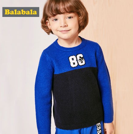 天猫商城：Balabala  巴拉巴拉 儿童套头针织衫 3色可选，现价￥119，领取￥60优惠券，实付￥59包邮
