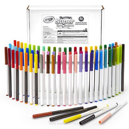 亚马逊海外购：Crayola 绘儿乐 可水洗马克笔80支套装 降至￥86.08，凑单免费直邮，含税到手￥96