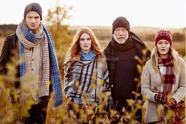 网易考拉海购：苏格兰百年奢侈羊绒品牌 Johnstons of Elgin 英伦经典羊毛围巾 特价￥129元包邮