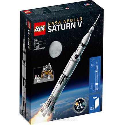苏宁易购：LEGO 乐高 21309 NASA 阿波罗计划 土星5号运载火箭  下单7折，优惠券折后实付￥738.3包邮