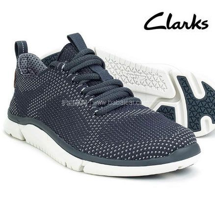 亚马逊海外购：2018新款，Clarks 其乐 Triken Run 男士 三瓣底网面运动鞋 26130970   降至￥312元包邮