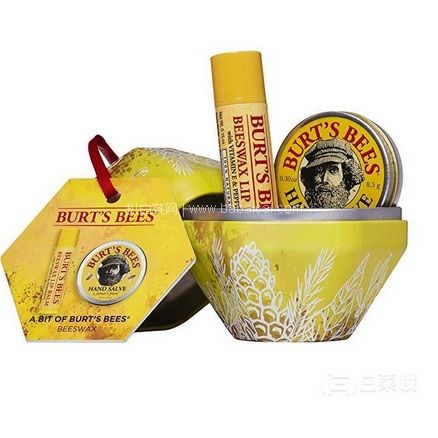 亚马逊海外购：Burt’s Bees 小蜜蜂 蜜蜡礼品套装（润唇膏4.25g+手霜8.5g） 降至￥41.64，凑单直邮免运费，含税到仅￥48
