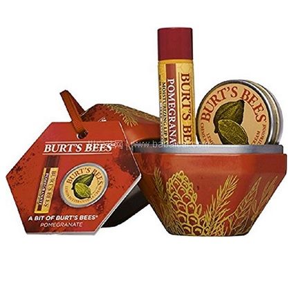亚马逊海外购：Burt’s Bees 小蜜蜂 石榴礼品套装（唇膏 4.25g+指甲修护霜8.5g） 特价￥51.37，凑单直邮免运费，含税到手约￥