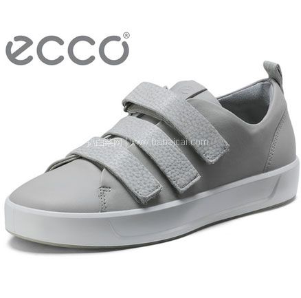 亚马逊海外购：ECCO 爱步 Soft 8 柔酷8号 女士真皮魔术贴休闲板鞋  降至￥485.83，免费直邮含税到手￥540元