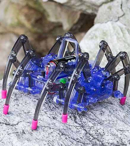 天猫商城：LANDZO 蓝宙 科学实验玩具 蜘蛛机械人玩具 现价￥17.8，叠加￥5优惠券，券后￥12.8包邮