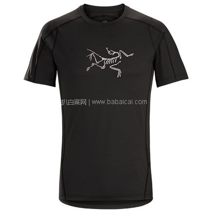 亚马逊海外购：Arc’teryx  始祖鸟 Phasic Evolution 男款透气速干T恤  双重优惠折后实付￥399包邮，国内￥900
