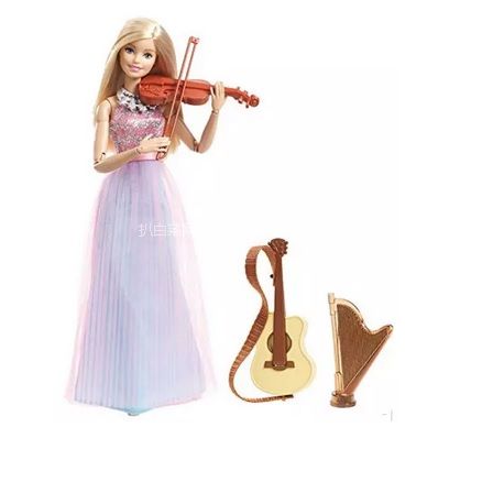 苏宁易购：Barbie 芭比娃娃 梦想小公主系列 小提琴家 拼购价￥39.9包邮