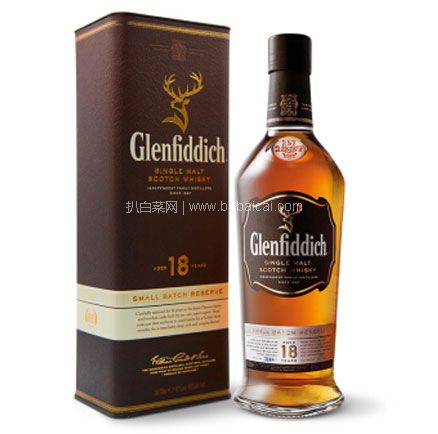 京东商城： Glenfiddich 格兰菲迪 18年苏格兰达夫镇 单一麦芽威士忌 700ml *2件  下单立减￥678.3元包邮