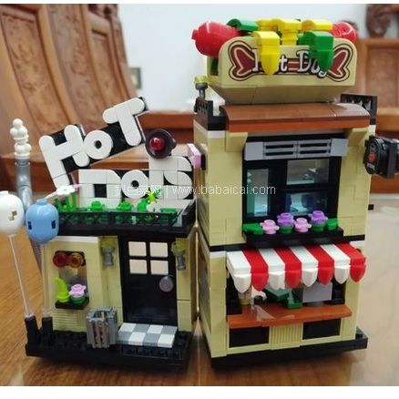 网易考拉海购：送拼装包3件套！德国loz 俐智小颗粒拼插积木 创意街景4件套 6组可选 现￥97包邮