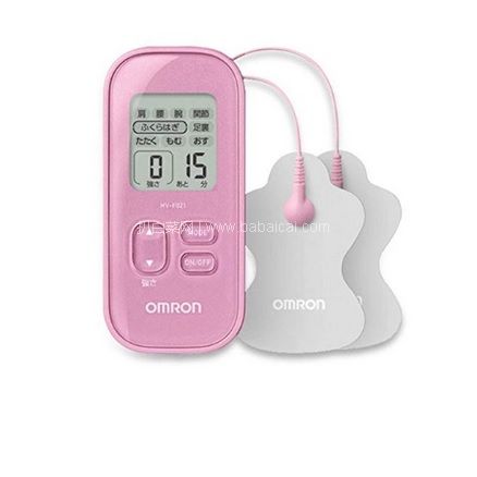 亚马逊海外购：OMRON 欧姆龙 HV-F021 低频低周波脉冲便携按摩仪 粉色 特价￥299包邮