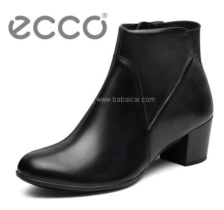 亚马逊海外购：ECCO 爱步 Shape M35 型塑 女士真皮短靴 降至￥469.74，免费直邮，含税到手新低￥512元