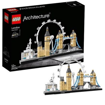 网易考拉海购：LEGO 乐高 21034 Architecture 建筑系列 伦敦街景  现￥279，领券实付￥259包邮
