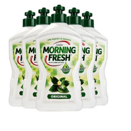 天猫商城：澳洲销量第一，Morning Fresh 超浓缩婴儿洗碗液洗洁精 400ml*5瓶 现￥99，领￥40优惠券，券后￥59包邮