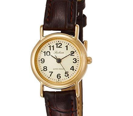 亚马逊海外购：Citizen西铁城 皮革表带 金色女款 手表，凑单直邮免运费，含税到手仅￥92.99