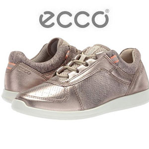 亚马逊海外购：ECCO爱步 Sense 森斯系列 女士透气便捷锁扣休闲鞋  降至￥260.54，免费直邮，含税到手约￥284.25