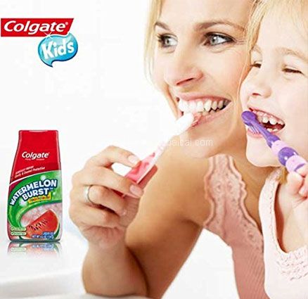 亚马逊海外购：Colgate 儿童液体凝胶氟化物牙膏 130g*6支 降至￥131.87，凑单免费直邮，含税到手约￥144.2，折合￥24/件