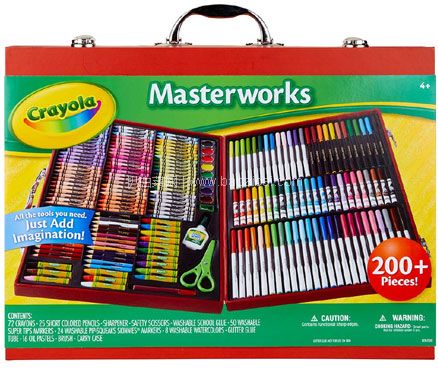 亚马逊海外购：Crayola绘儿乐 艺术名作绘画工具礼盒 超大礼盒 ，直邮含税到手￥223.63，新低价