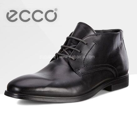 亚马逊海外购：ECCO 爱步 Melbourne 墨本系列 男士真皮短靴  42码 降至￥500.02，免费直邮，含税到手￥545.52