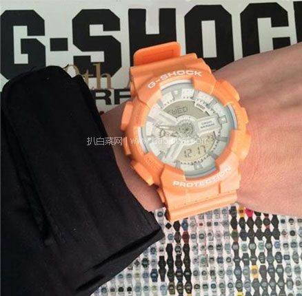 亚马逊海外购：Casio卡西欧 G-Shock 橙色手表 GA110SG-4A  降至￥468.63，免费直邮，含税到手约￥511.28