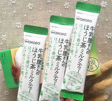 日本亚马逊：和光堂 牛乳屋 烘培茶 抹茶奶茶 5条装*6盒新低914日元（约￥62）