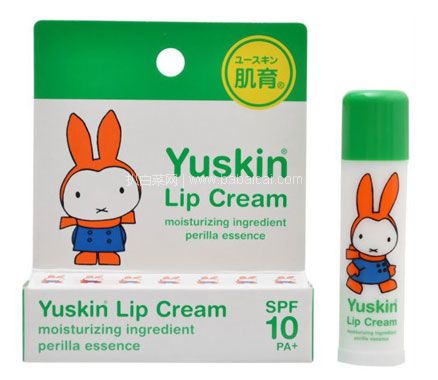 日本亚马逊：Yuskin 悠斯晶 无添加保湿润唇膏5g 米菲兔款  降至383日元（约￥25，下单返4积分）