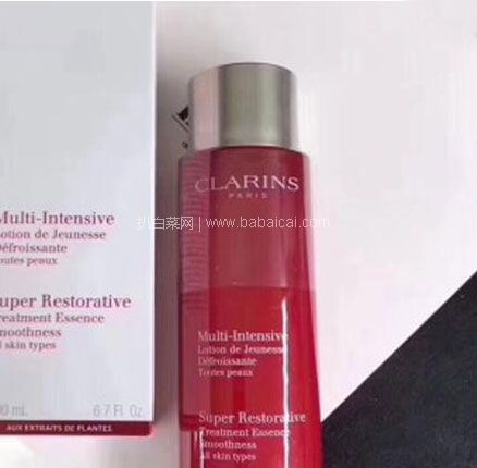德国保镖大药房：CLARINS 娇韵诗 花样年华分龄精华水 200ml*2瓶 凑单折后€61，凑单直邮到手约￥480，折合￥240元/瓶
