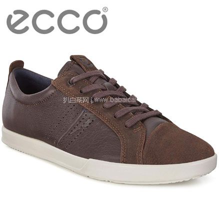 亚马逊海外购：ECCO 爱步 科林2.0系列 男士牛皮拼接系带板鞋 限40码，降至￥448.05 ，免费直邮，含税到手￥488.82