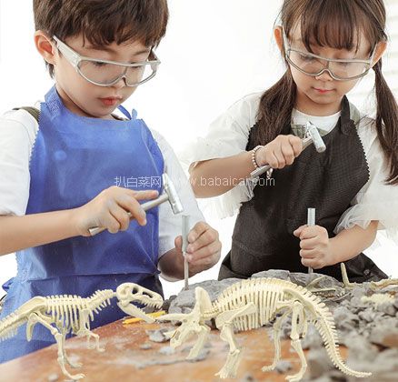 天猫商城：玩模乐 恐龙化石拼装玩具模型   现￥15起，叠加￥5优惠券，券后￥10起包邮