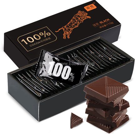 天猫商城：诺梵 纯可可脂黑巧克力 65%~100%四种纯度 110g  现￥21.9，叠加￥15优惠券，券后新低￥6.9元包邮