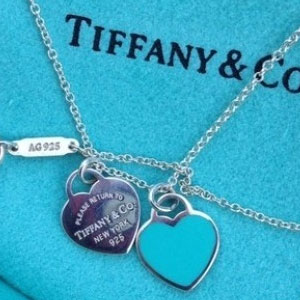 苏宁易购：Tiffany & Co 蒂芙尼 Return to Tiffany系列 27125107 双心吊坠项链 双重优惠￥950元包邮