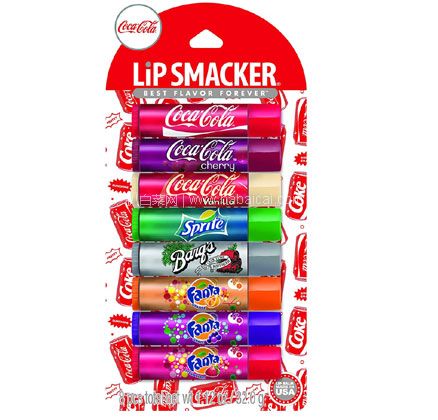 亚马逊海外购：Lip Smacker 可口可乐派对唇彩套装 8支装  降至￥28.18，凑单免邮，含税到手约￥30.74