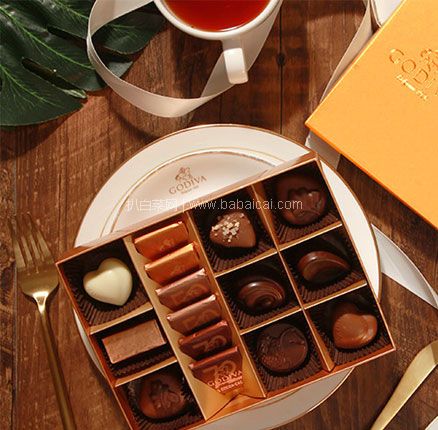 京东商城：GODIVA 歌帝梵 金装系列 15颗巧克力礼盒装 送松露形巧克力5颗装  优惠券折后￥200元包邮