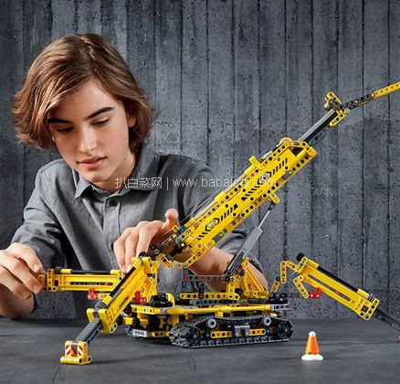考拉海购：LEGO 乐高 Technic 机械组系列 42097 精巧型履带起重机（共含920个颗粒） 新低￥549元包邮包税