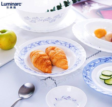 京东商城：Luminarc 乐美雅 微风系列 钢化玻璃餐具套装 10件套 双重优惠后￥39元包邮