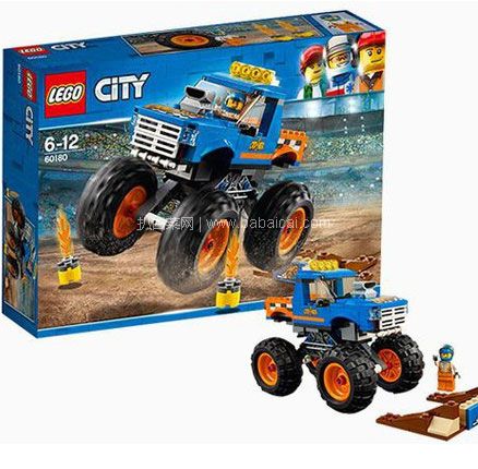 考拉海购：LEGO 乐高 CITY 城市系列 60180 巨轮越野车  降至新低￥99包邮包税