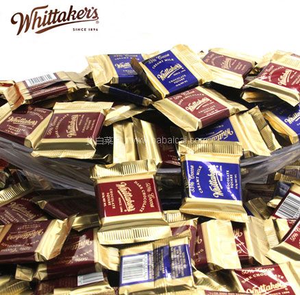 天猫商城：新西兰进口 Whittaker’s 惠特克 50%黑巧克力/33%牛奶巧克力 500g  现￥109，领￥70优惠券，券后￥39包邮