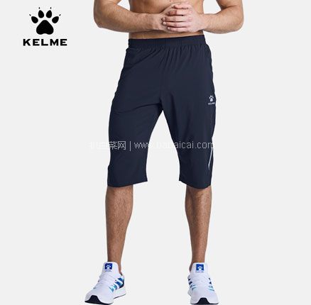 天猫商城：西班牙人赞助商 KELME 卡尔美 2019夏季梭织 速干7分运动裤  现￥109，叠加￥50优惠券，券后￥59包邮