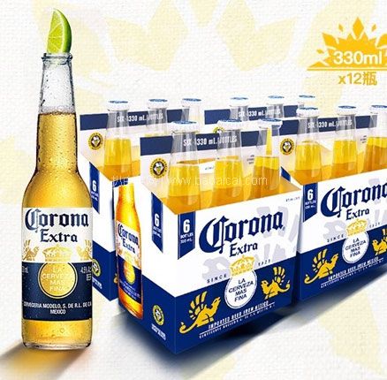 天猫商城：墨西哥进口 Corona 科罗娜 精酿啤酒330ml*12瓶  现￥139，领￥65优惠券，券后￥74元包邮