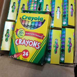 亚马逊海外购：Crayola 绘儿乐 彩色蜡笔套装 24色*6盒，凑单直邮免运，含税到手仅约￥90.93
