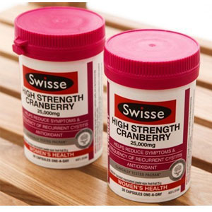 澳洲Pharmacy Online：Swisse 高浓度蔓越莓精华胶囊 30粒 售价AU$14.95（约73元）叠加满减
