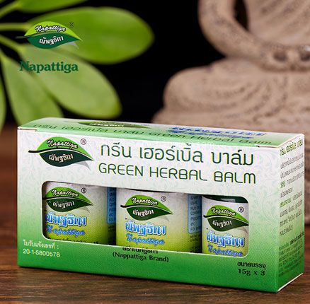 天猫商城：泰国原装进口 Napattiga 娜帕蒂卡 便携小瓶装青草膏 15g*3瓶 券后￥39元包邮包税